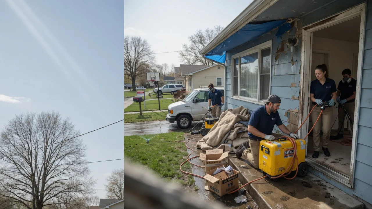 Basement Flood Cleanup in Wilmington, IL near me